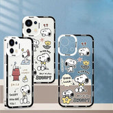 Clear Snoopy Soft Case for iPhone
